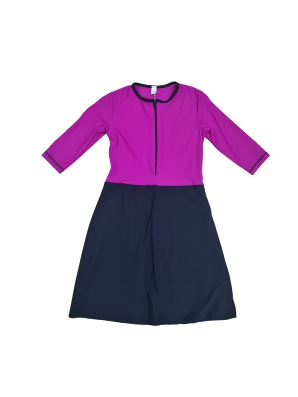 בגד ים שמלה סגול-ילדות