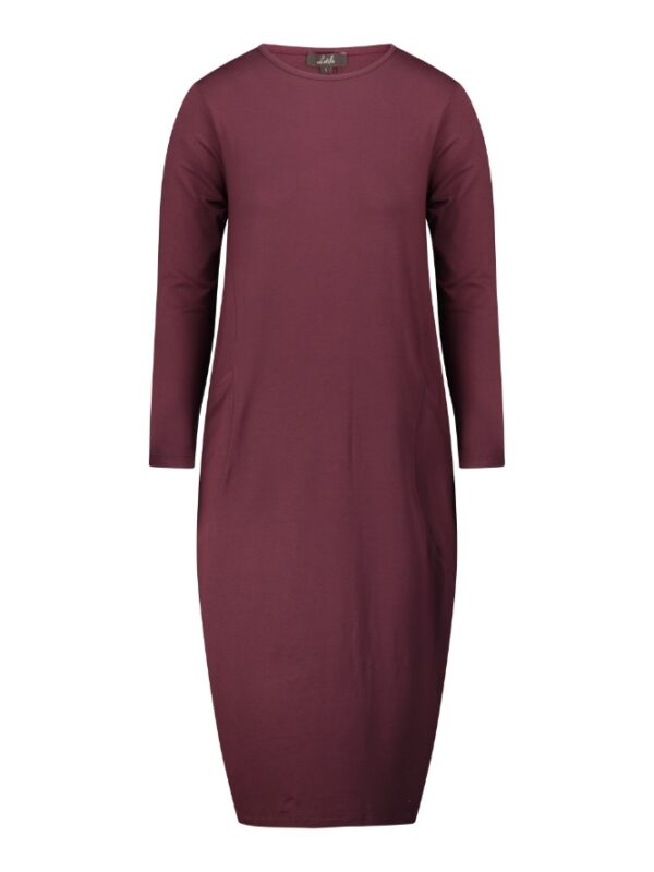 שמלת יולי-סגול חציל*