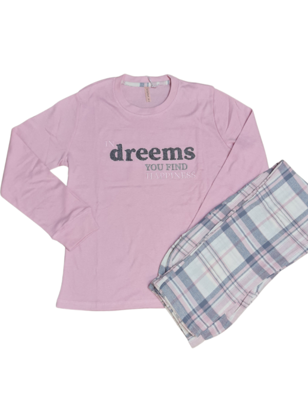 פיג'מה DREEMS-מכנס משובץ