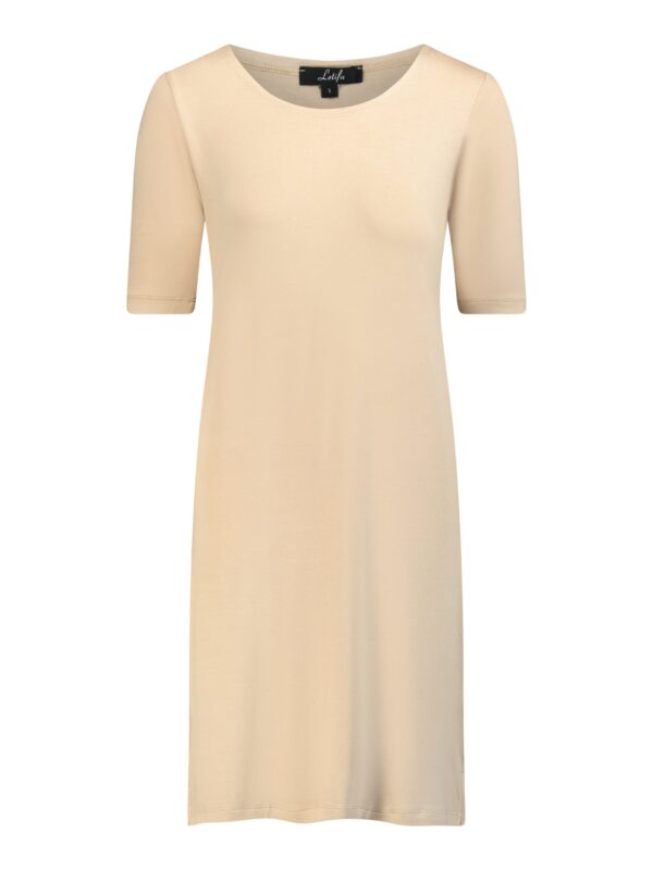 שמלה תחתית ויסקוזה עם שרוול