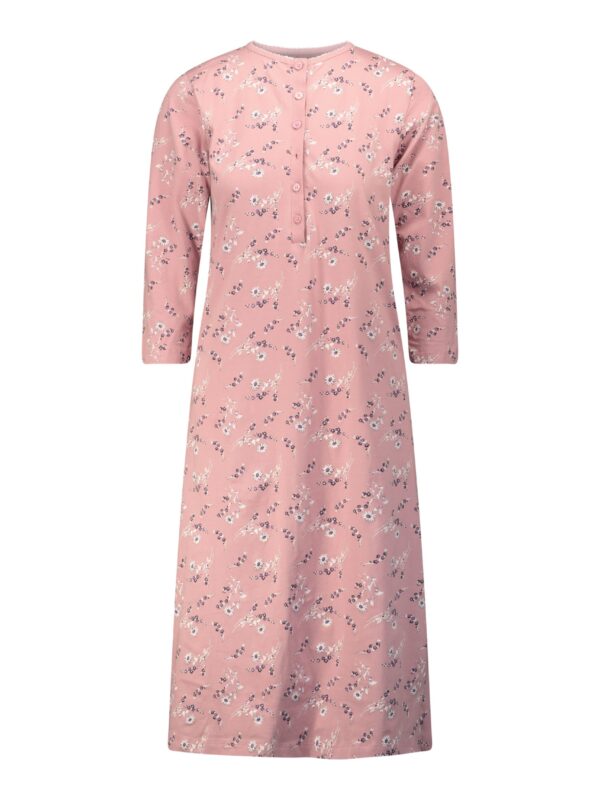 כתונת כותנה מידי-ורוד*