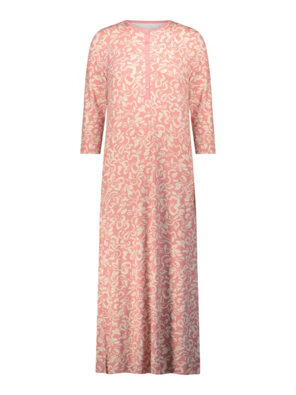 כתונת ויסקוזה פרחים-ורוד*