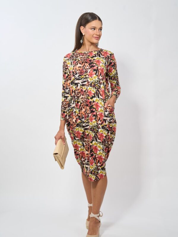 שמלת יולי-דגם פסיפלורה