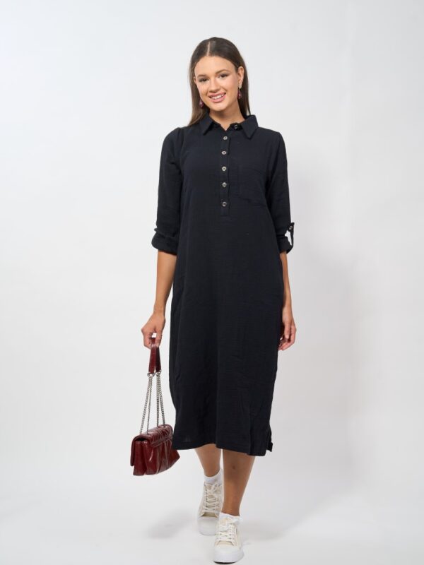 שמלת טטרה קלאסית-שחור