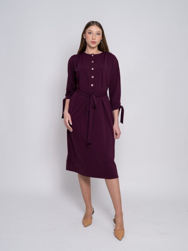 שמלת אלקסי-סגול חציל