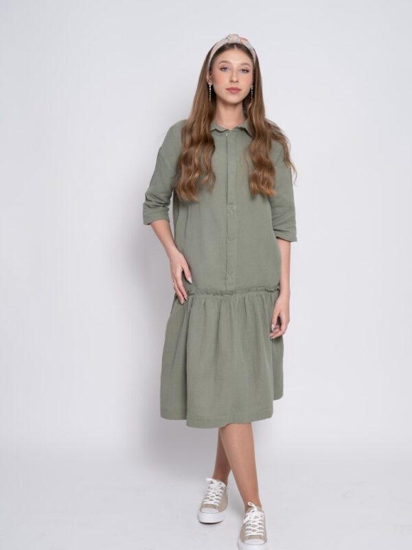שמלת טטרה קומה-ירוק