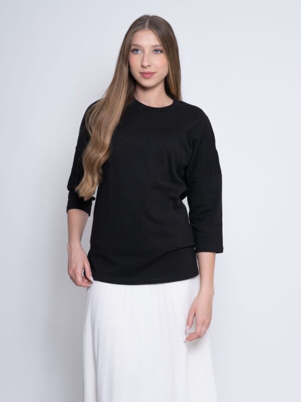 חולצת הנקה אגם-שחור