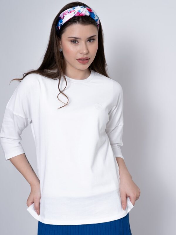 חולצת הנקה אגם-לבן