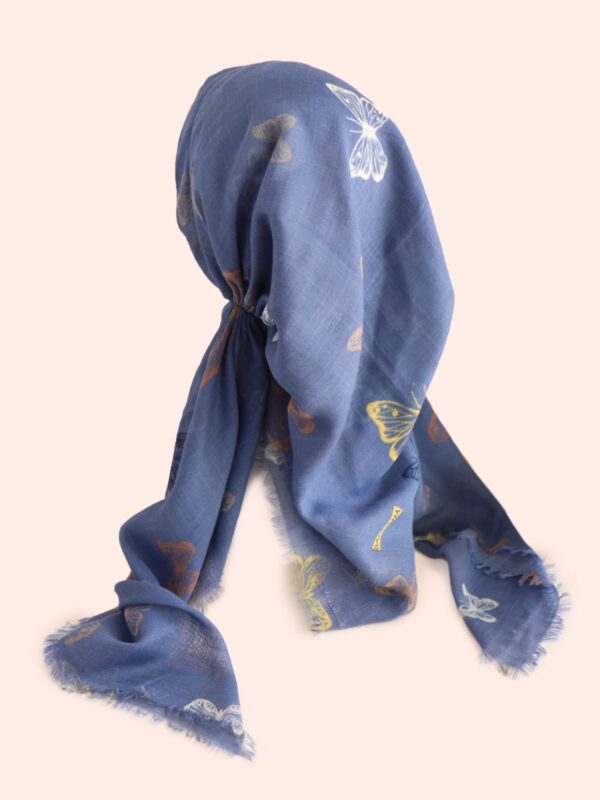 דגם אריג-פרפרים צבעים