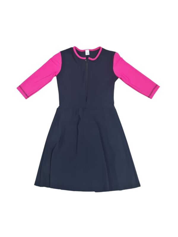 בגד ים שמלה ורוד-ילדות