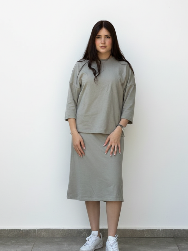 סט כותנה-זית