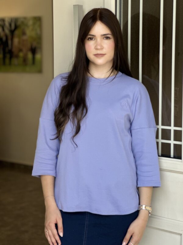 חולצת הנקה לני-סגול לילך