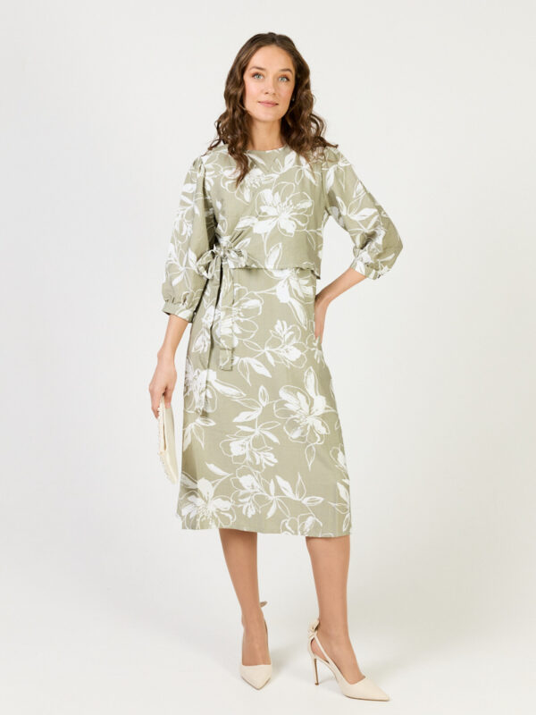 שמלת מעטפת אליאנה-ירוק