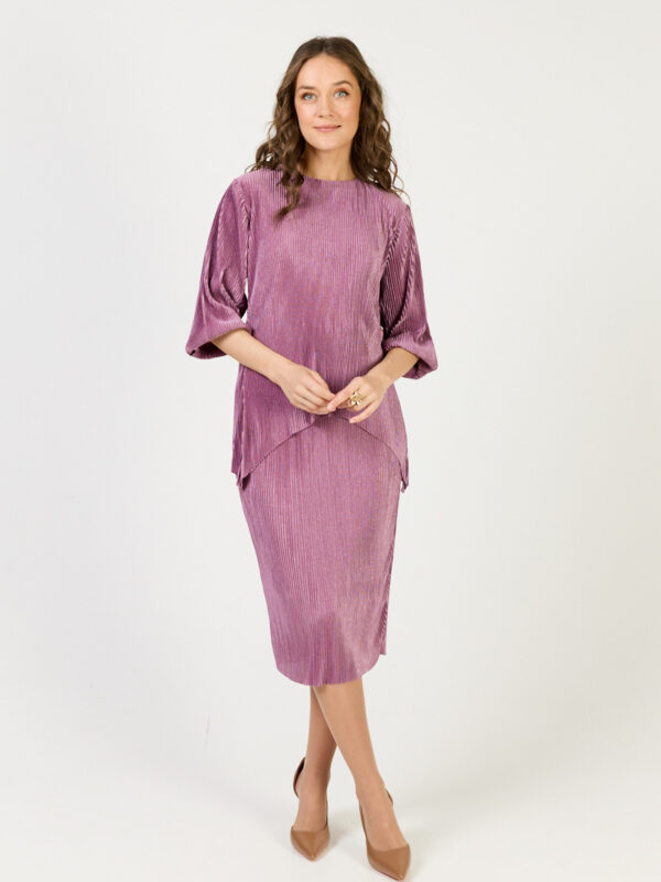 סט פליסה-לילך