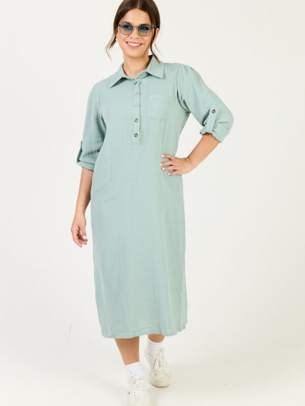 שמלת טטרה קלאסית-מנטה