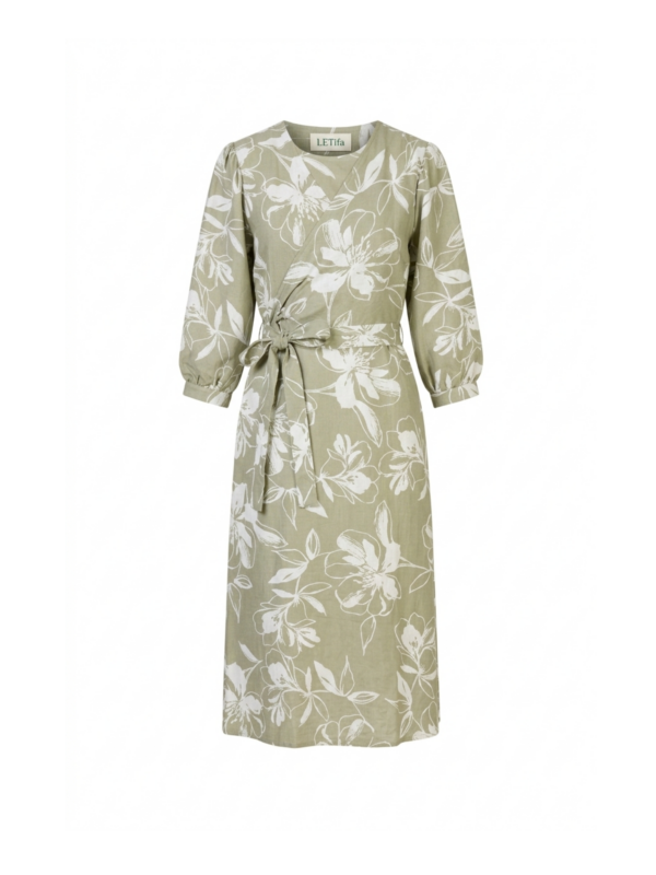 שמלת מעטפת אליאנה-ירוק*