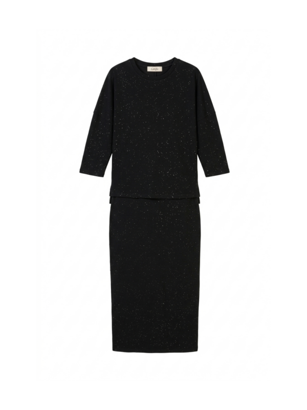 סט ריב שחור אלגנטי*